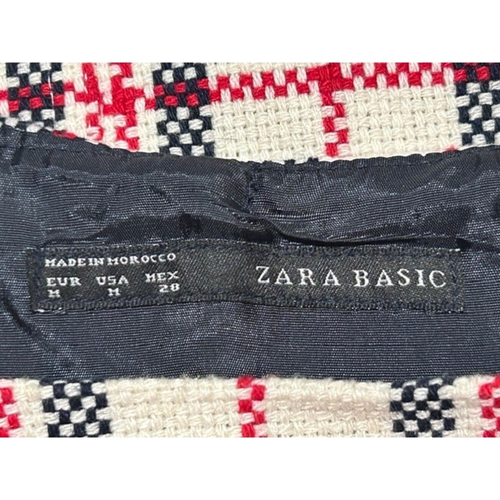 Zara Tartan Shift Dress British Heritage Mod 60s London Style Wool Blend Medium - Picture 4 of 13